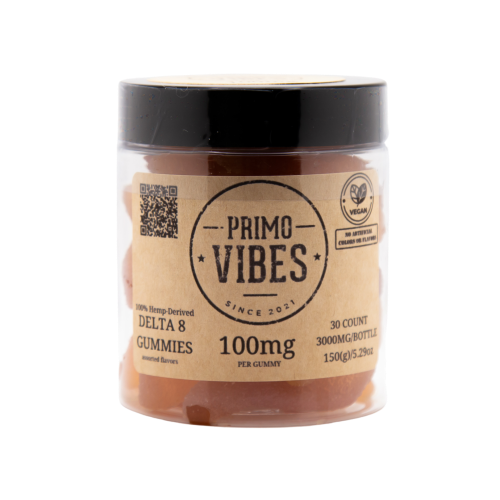 Primo Vibes 100md Delta 8 Gummies